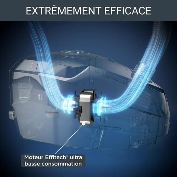 Rowenta G-FORCE SILENCE Dammsugare med sladd Total Clean RO6189EA