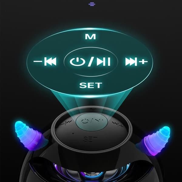 Bluetooth-högtalare - MUSICMAN - Little Devil - Kort - Röstmeddelande - Bluetooth-anslutning