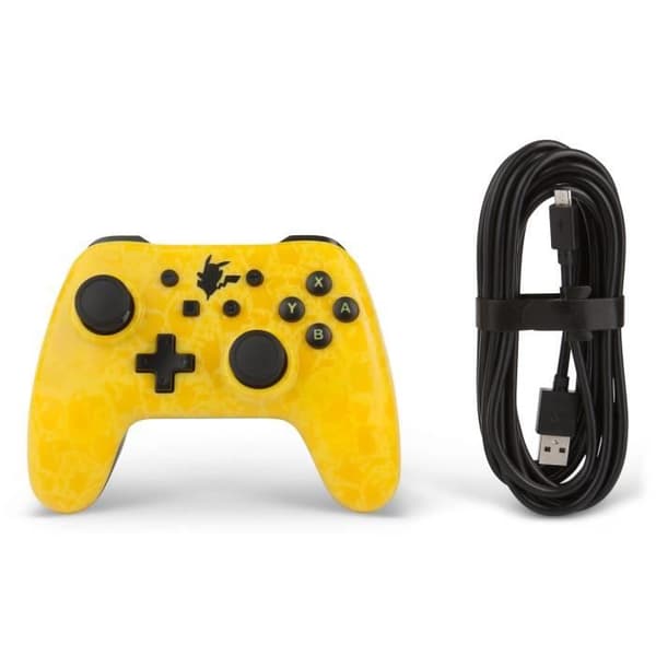 POWER En Nintendo Switch Wired controller GC - Pikachu Shadow