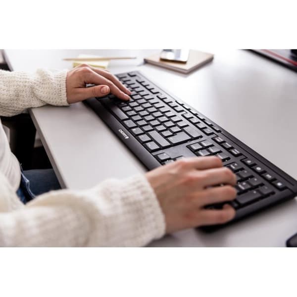 Trådlöst tangentbord - Cherry - Stream - Bluetooth - Bakgrundsbelyst - Ergonomisk