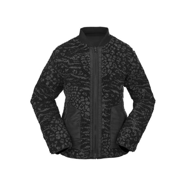 Volcom Vändbar Polarjacka Svart Dam