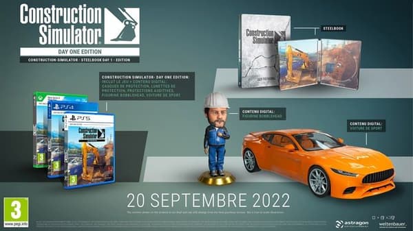 Construction Simulator - Steelbook-utgåvan (Amazon-exklusiv) — Xbox Series X-spel