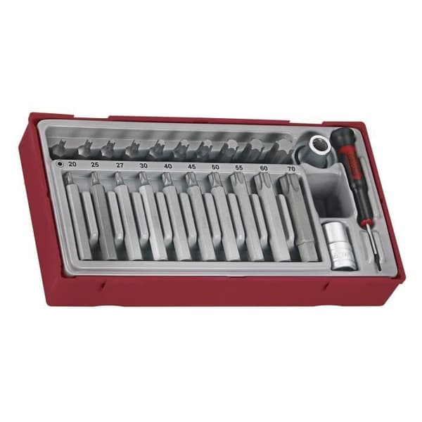 Torx bitssats - Teng Tools - TTTX23 - 23 delar - Stål