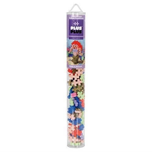 Byggspel - PLUS PLUS - Rör 100 stycken Basic - Sjöjungfru - PP4103 300.4103