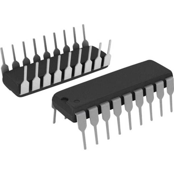 Microcontroller inbyggd Microchip Technology PIC16F819-I/P PDIP-18 8-Bit 20 MHz Antal I/O 16 1 st(s)