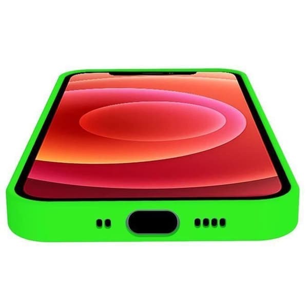 bakskal - CELLY - iPhone 13 Mini - krom fluorescerande - grön - skydd