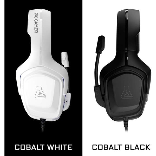 Spelheadset med kabel - The G-Lab - KORP COBALT - Mikrofon - PC/PS4/Xbox One - Svart