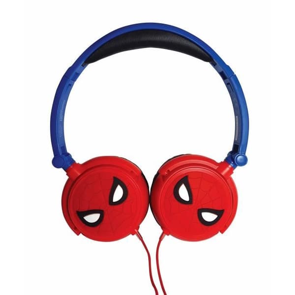 SpiderMan hopfällbara trådbundna stereoheadset