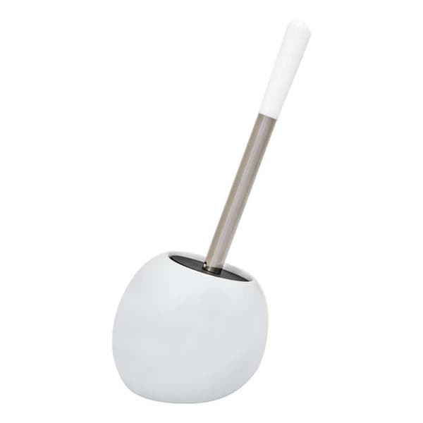 Toalettborste - Vit Boll