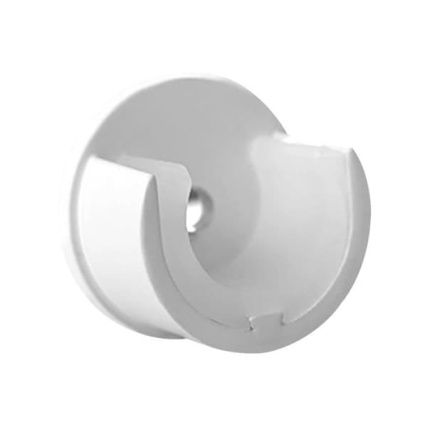 Stöd för Gardinstång - STORE & MENYSSERI 2.0 - Matt Vit - Diameter 20 mm - Väggmontering - 2 delar