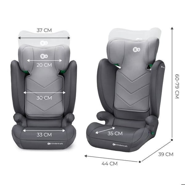Kinderkraft I-Spark i-Size bilstol 100–150 cm H-GUARD SPS