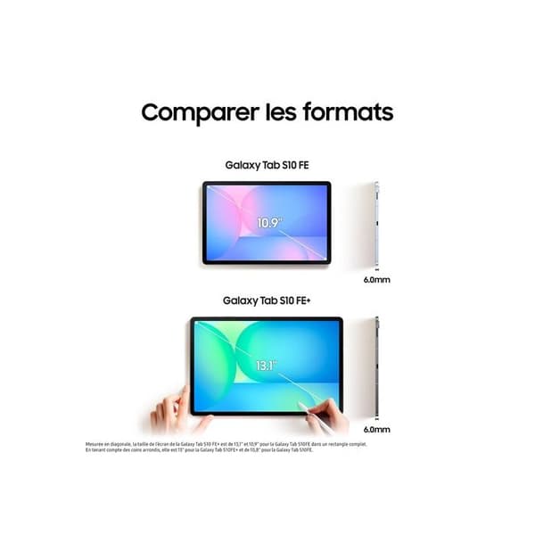 Galaxy - Tab S10FE - 10.9 - 8Go 128Go - Blå