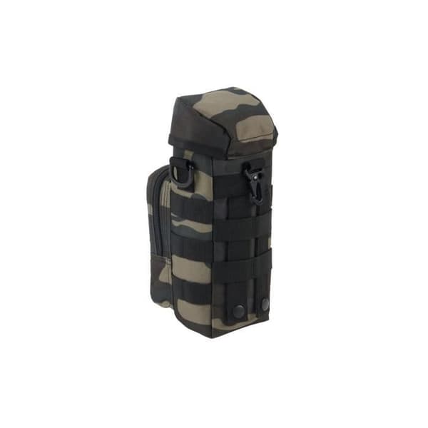 Flaskhållare Brandit Noir Camo 1L - Polyester 600DEN, Molle, H25×10×12 cm