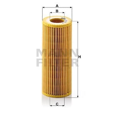 MANN FILTER Oljefilter HU721/4X