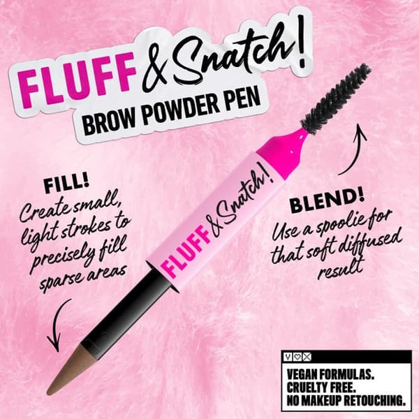 NYX Professional Makeup Fluff & Snatch Crayon Ögonbryn Precision Puder Effekt TAUPE