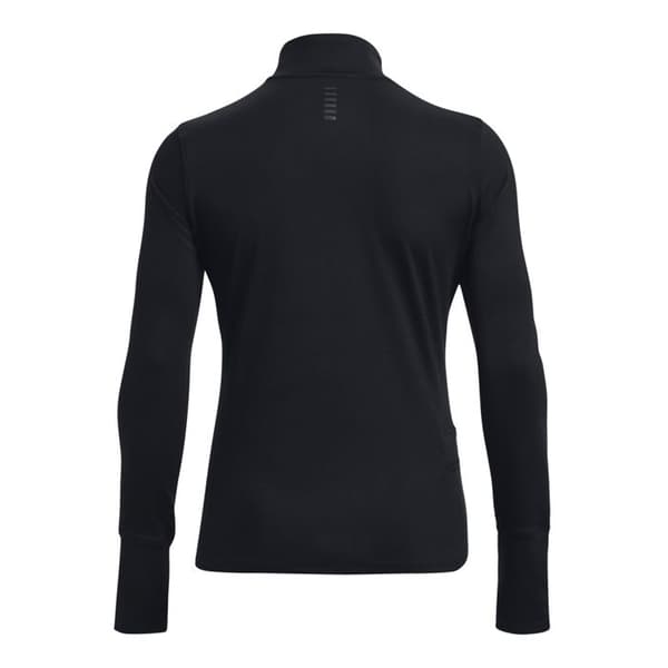Sweatshirt 1/2 zip dam - UNDER ARMOUR - Qualifier - Stretchmaterial mot noppor - Tumhål - Sidoficka