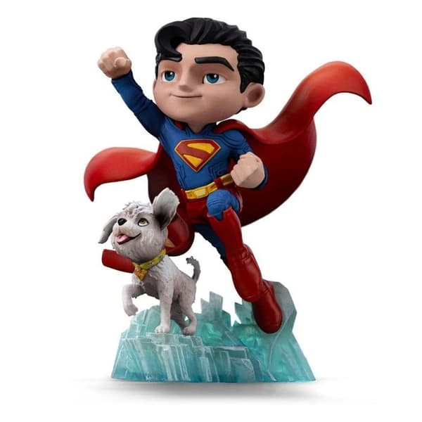 Iron Studios - Superman Legacy - Figur Mini Co. Superman & Krypto 17 cm