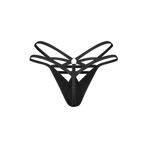 String - OBSESSIV - Keira Lise - Noir - Storlek S/M - Kvinna