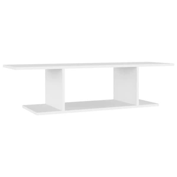 vidaXL Vägg TV-enhet Vit 103x30x26,5 cm
