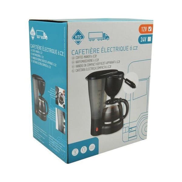 Kaffebryggare 12V - HTC UTRUSTNINGAR - 5/6 koppar - Effekt 170W