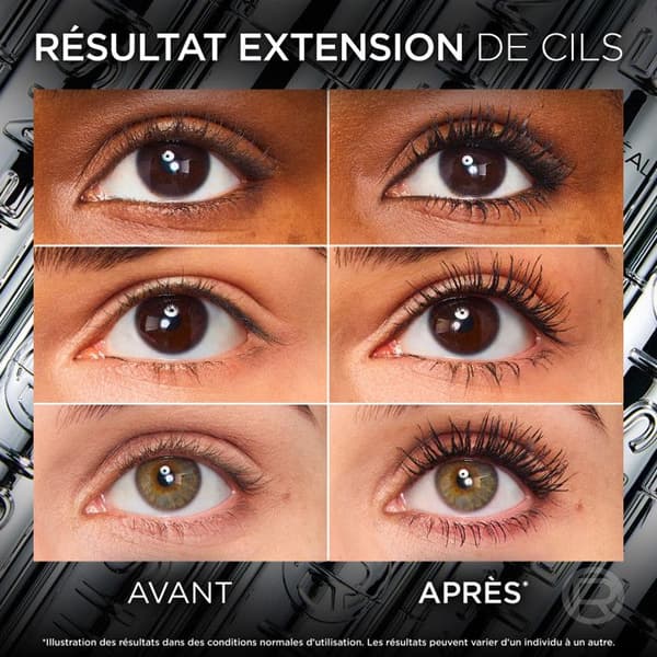 L'Oréal Paris Mascara Telescopic Extensionist Noir 9,9ml