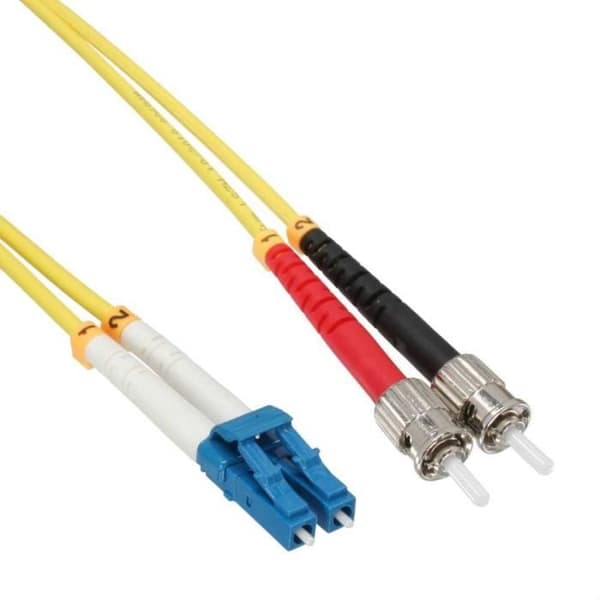 InLine® duplex fiberoptisk kabel, LC/ST, 9/125 µm, OS2, 2 m