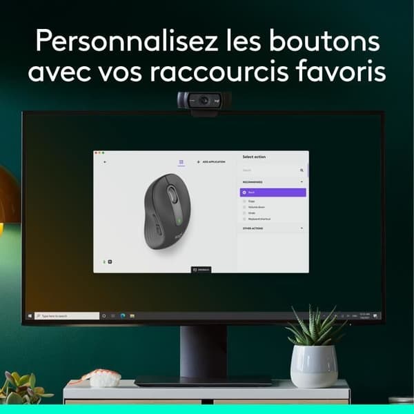 Mus - Trådlös - Logitech - Signature M650 - Grafit - Högerhänt