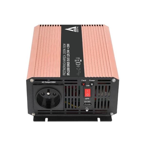 Bilomvandlare bil Azo DUO 1000W Sinus