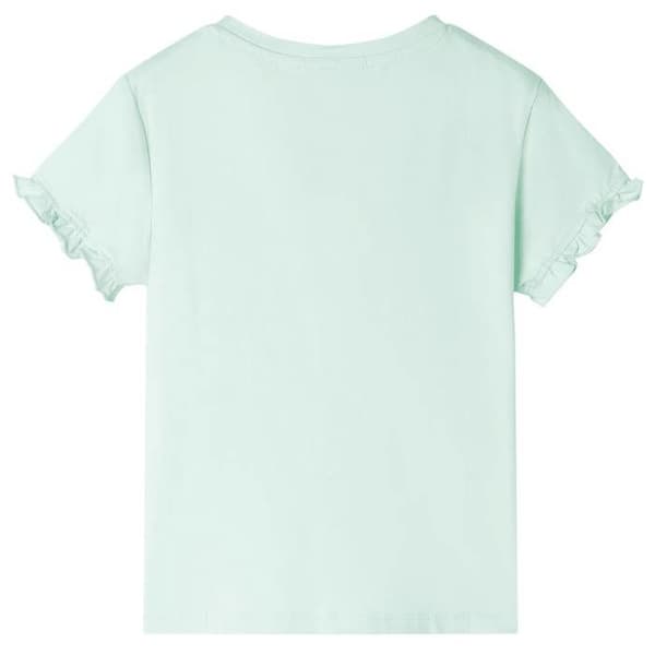 T-shirt barn ljus mint Multi-storlekar