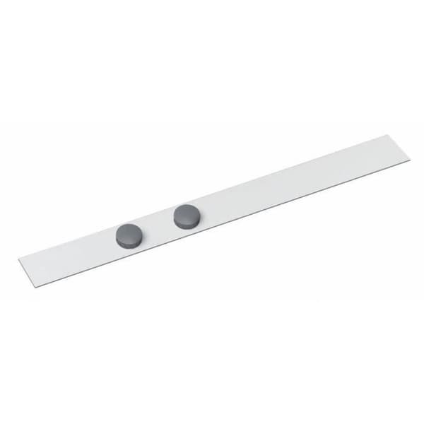 MAUL flexibel metallband 50 cm - 2 magneter, vit - individuell montering