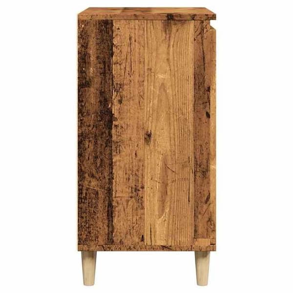 vidaXL Buffet gammalt trä 60x35x70 cm ingeniörsträ 856476