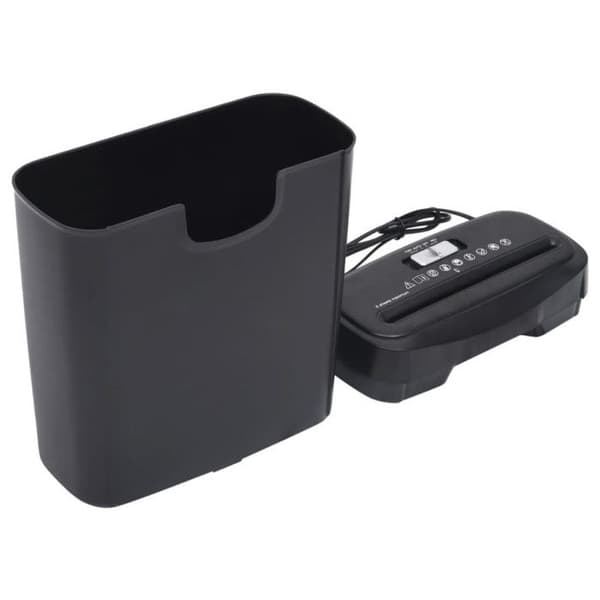 Pappersshredder - vidaXL - 51551 - 6 ark - Remskärning - Behållare 10 L