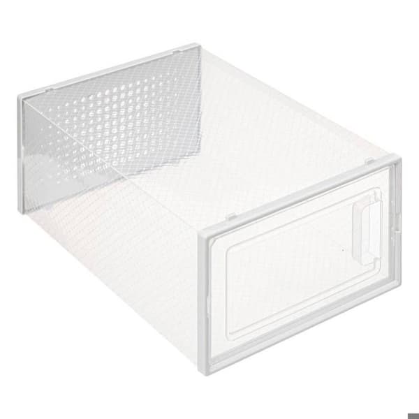 Set med 4 plastskoförvaringslådor M - 5 five simply smart