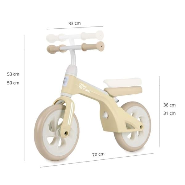 Draisienne Tech Crème - QPLAY - Grön - Plast - Från 18 månader
