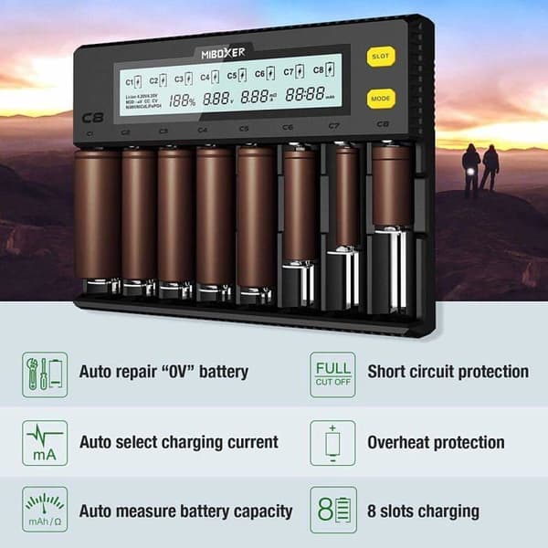 Miboxer batterier - C8