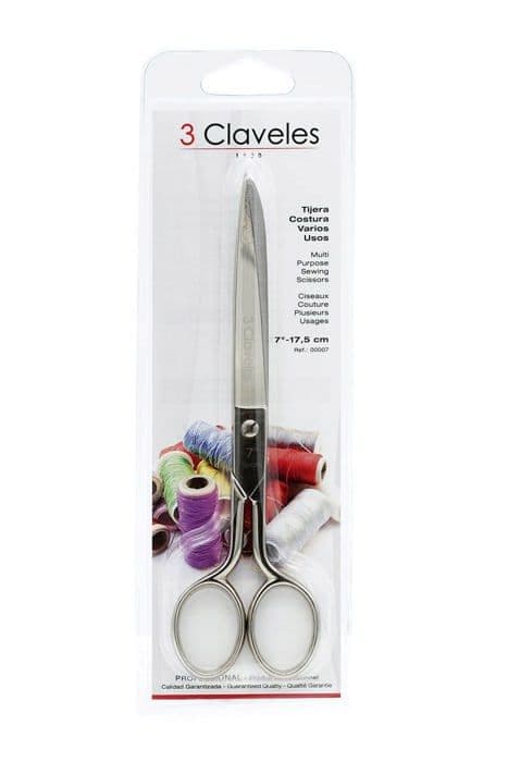 Syrscissors 18 cm 3 Claveles - Smidd kolstål, precis klippning