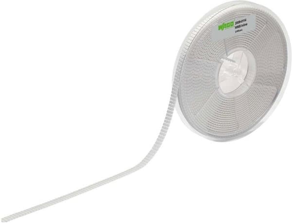 Markör - WAGO - 2009-114 - Bredd 4 mm - 2000 st/rulle - Vit