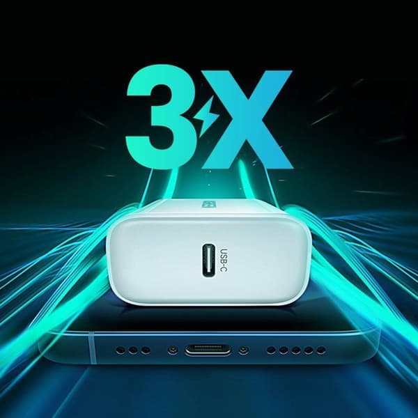 Laddare - Ugreen väggadapter USB Power Delivery 3.0 Quick Charge 4.0+ 20 W 3 A (vit)