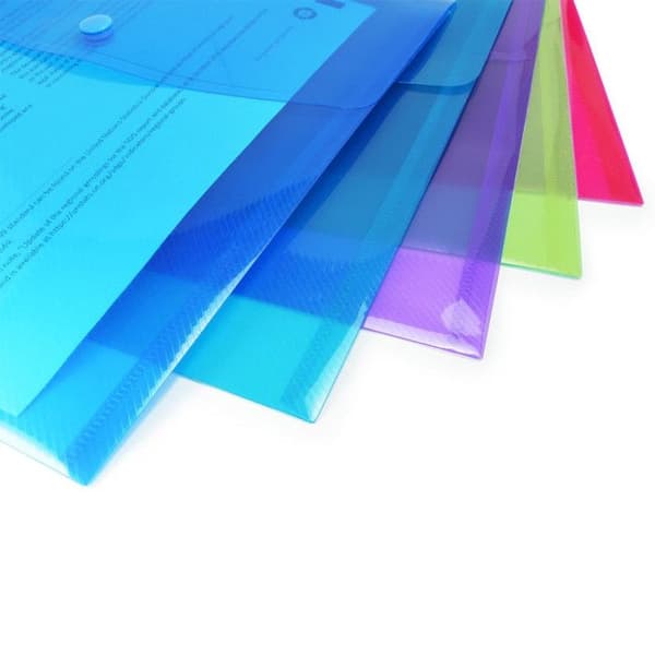 Parti av 20 Plastfickor Dokumentmappar Rapesco -1494