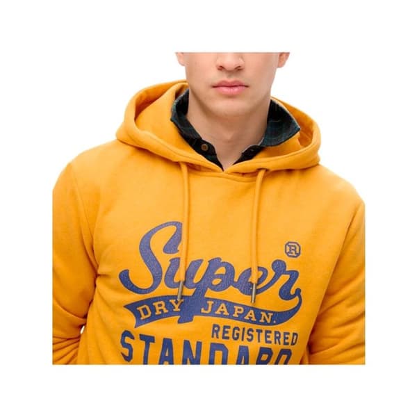 Sweat Superdry Herr Script Gul Bomull