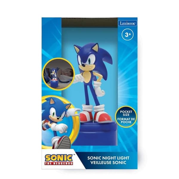 3D Sonic nattlampa med färgvariationer