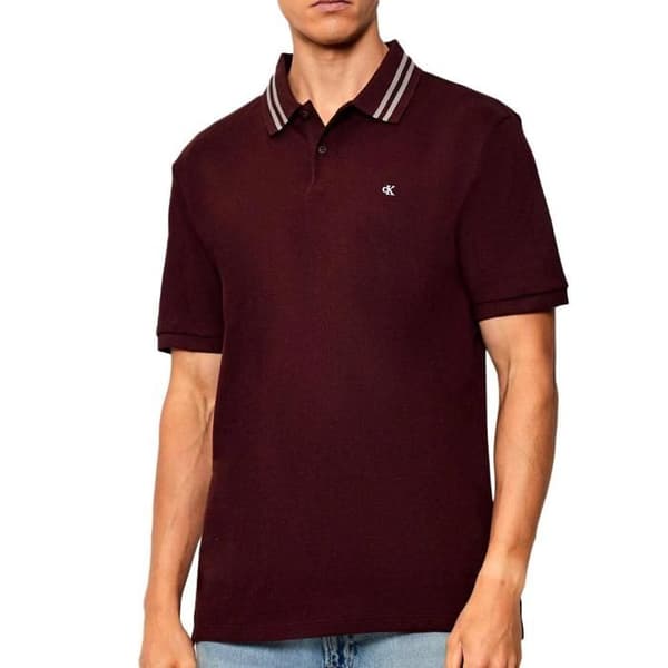 Brun Polo Herr Calvin Klein Jeans Pique