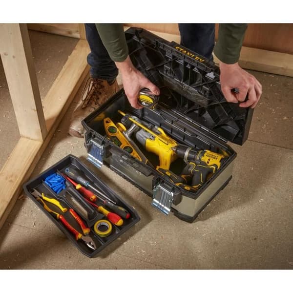 Verktygslåda - STANLEY - 1-95-618 - 51 cm - bimaterial galvaniserad