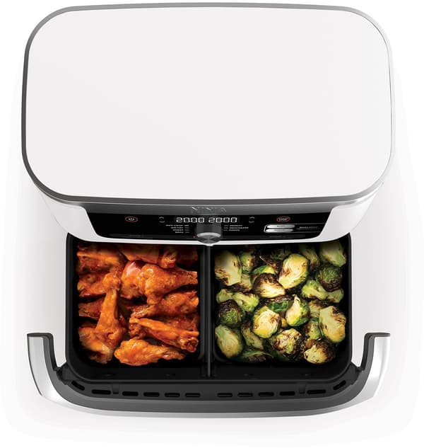 Fritös utan olja Ninja FlexDrawer AF500EUWH Vit
