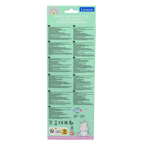 Digital klocka med projektionsenhet Unicorn