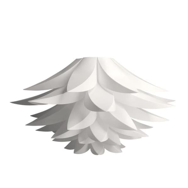 Lammpussel - KWMOBILE - Lotus - 50 bitar - 50 cm - DIY - Vit