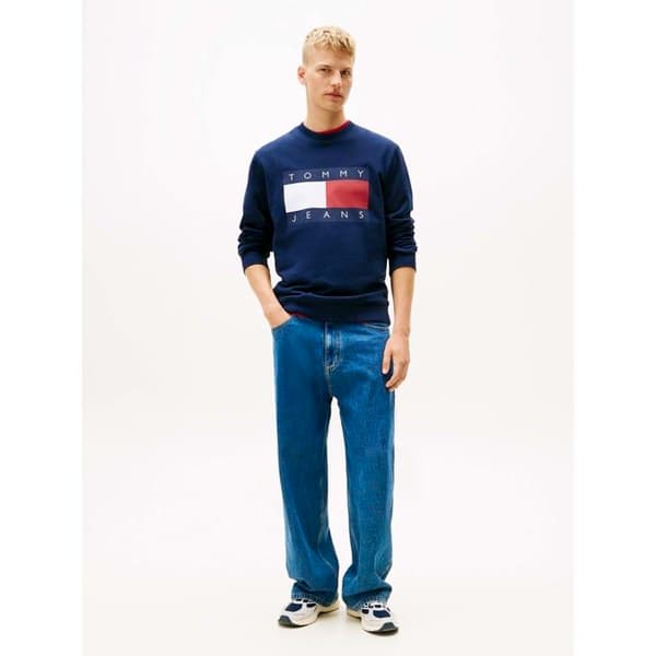 Sweatshirt Tommy Jeans Tjm Reg Grand Drapeau Cne