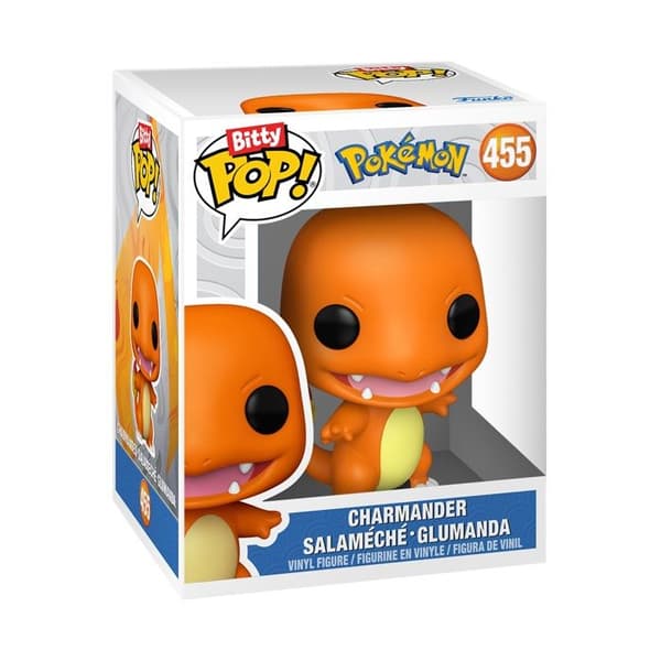 Pack med 4 Funko Bitty Pop Pokémon Charmander-figurer