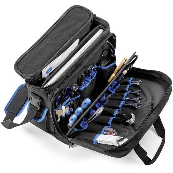 B&W TOOL.CASES service Laptop axelväska 17" svart