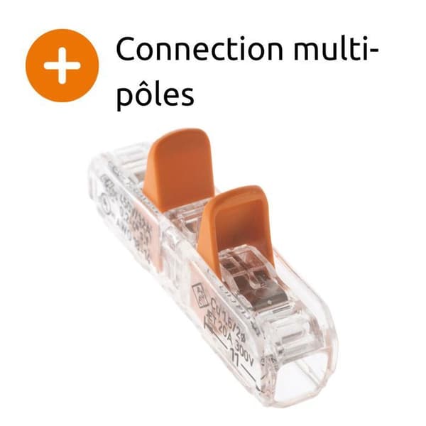 Box med 60 inline spakterminaler 4mm² 2 ledare - WAGO - 221-2411